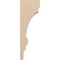 Ekena Millwork 4"W x 8"D x 24"H Thin Diane Rough Cedar Woodgrain TimberThane Corbel, Primed Tan CORUR04X08X24DIARCPR - alternate 4